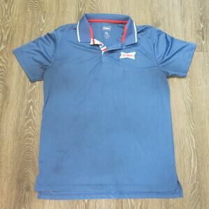 SONIC DRIVE IN Polo Shirt with Logo Size XL Collar Short Sleeve Carhop Blue
